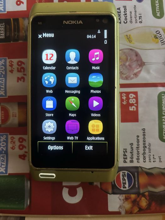 telefon de colectie nokia n8 stare buna