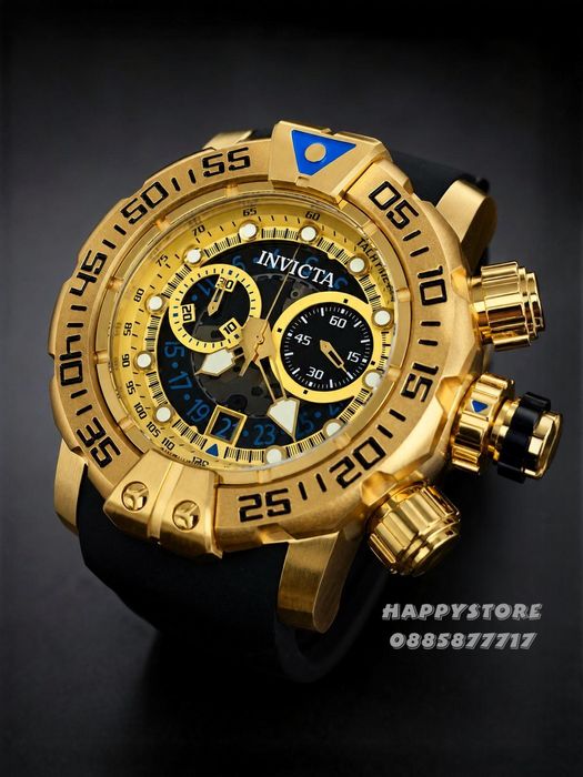 INVICTA Foxhound Gold 57 mm, Инвикта нов мъжки часовник