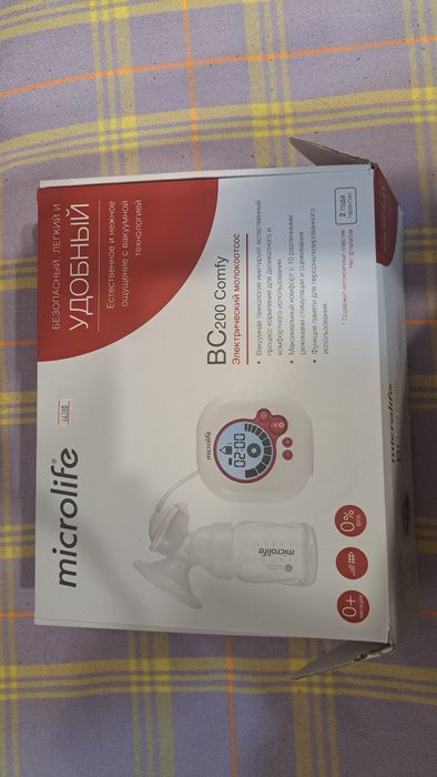 Microlife bc200 comfy молокоотсос
