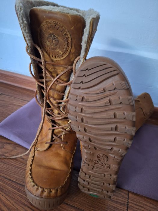 Кожаные сапоги Timberland 41 размер