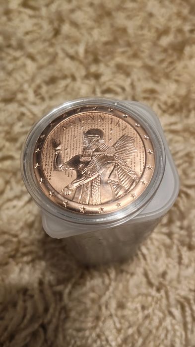 Moneda  de 1 oz din cupru 999