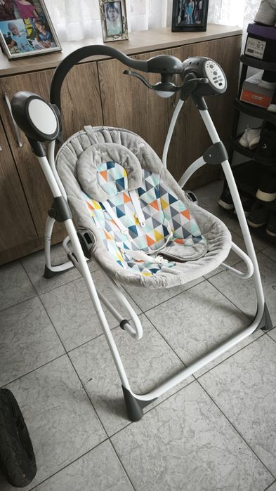 CANGAROO Електрическа люлка - шезлонг SWING STAR МОЗАЙКА