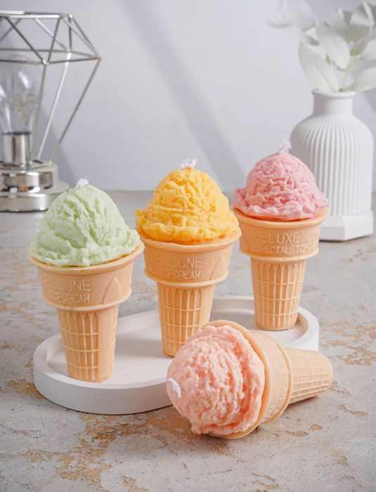 Арома свечи в виде мороженного / b2b
