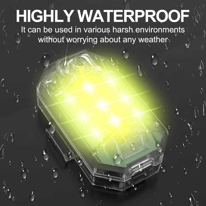 REDUCERE =  led stroboscoc pentru mașină Motocicletă Bicicletă Scuter