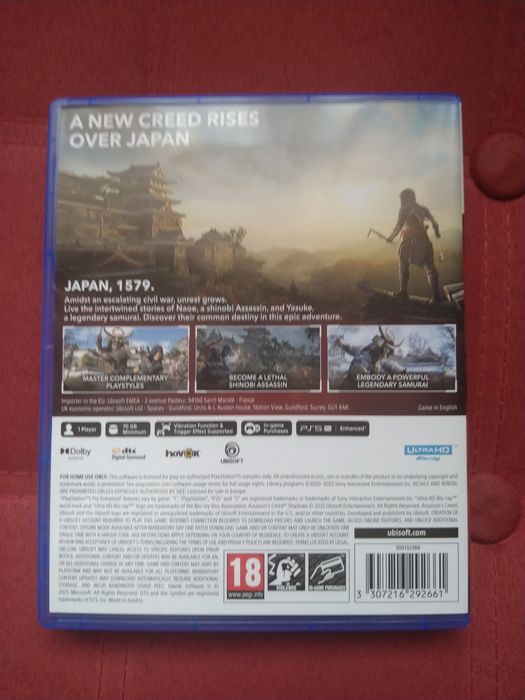 Assassin's creed shadows ps5.