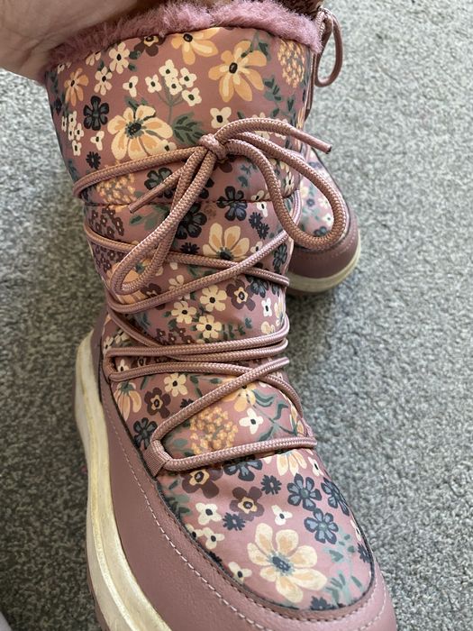 Ghete impermeabile H&M, marimea 34, vatuite, inchidere fermoar