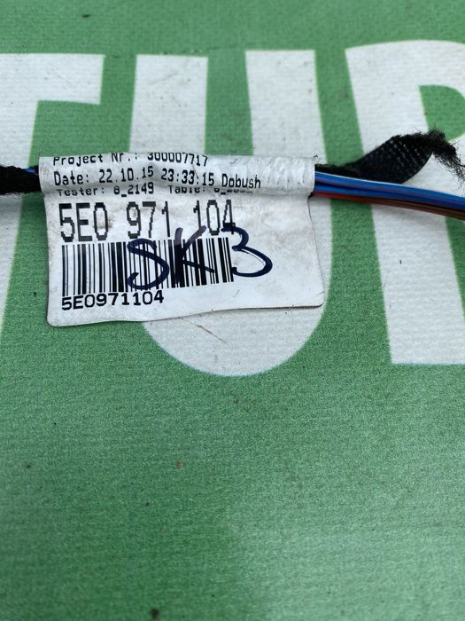 Instalație completă cu senzori parcare bară spate Skoda Octavia 3