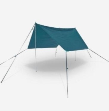 Set Complet Camping Quechua: Cort Fresh&Black 4.1, Pavilion 10 pers, Adăpost-umbrar, Cort Duș/Toaletă, Masă + Accesorii
