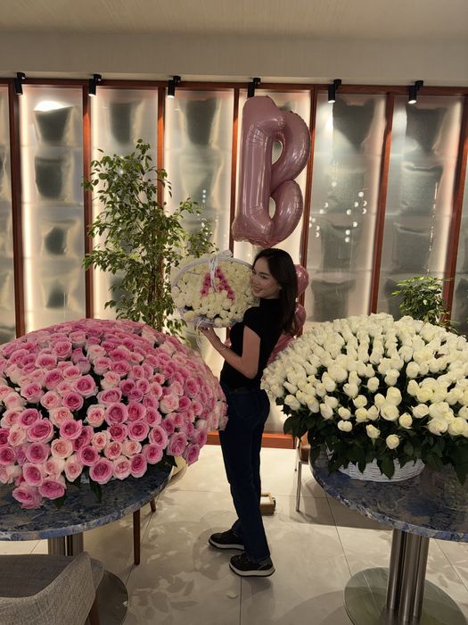 Букет цветы А буква