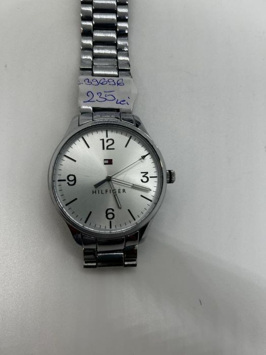 Tommy Hilfiger, Ceas de otel inoxidabil, Argintiu -D-