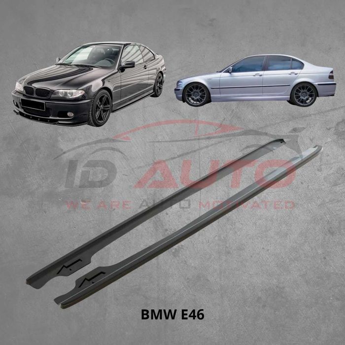 Странични добавки прагове за BMW E46 Седан, Купе и Комби (1998–2006) – M Performance дизайн