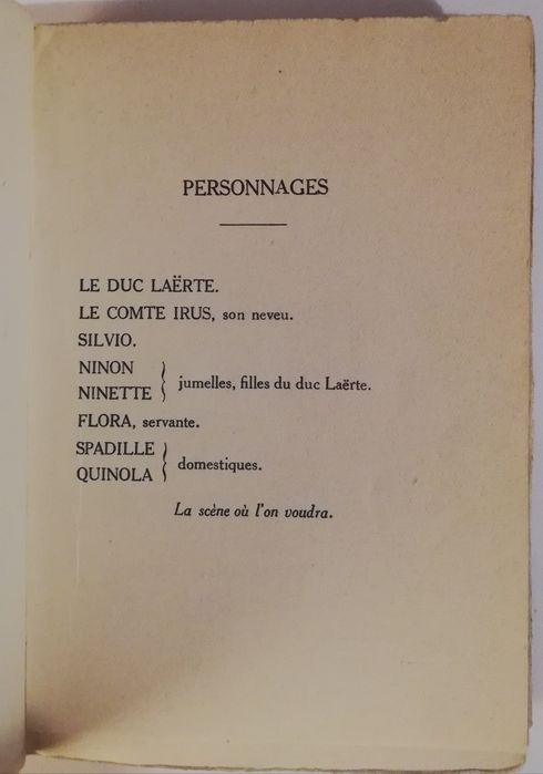 Carte rară A. de Musset - A Quoi Revent les jeunes filles - cca 1920