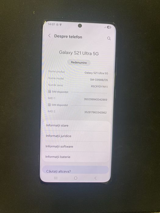 Samsung S21 Ultra 256GB xxl2587