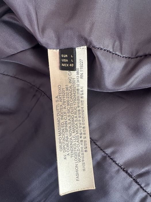 Geaca de piele Massimo Dutti, marimea L, culoare maro