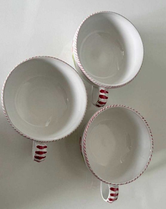 Италиански керамични чаши тип купа