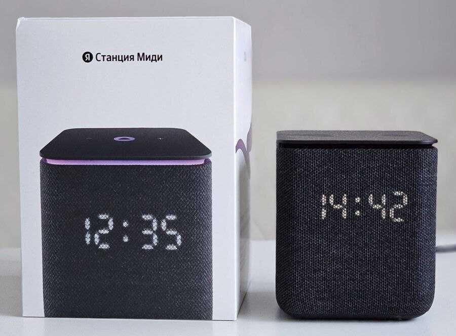 Умная колонка Яндекс Станция Миди с Алисой Black Рассрочка!!
