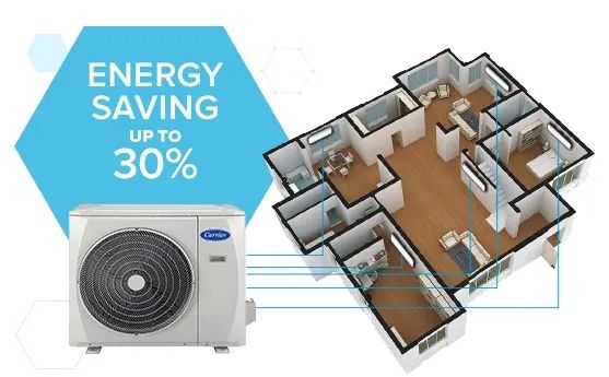 Carrier Кондиционеры кассетный и колонный   (inverter)