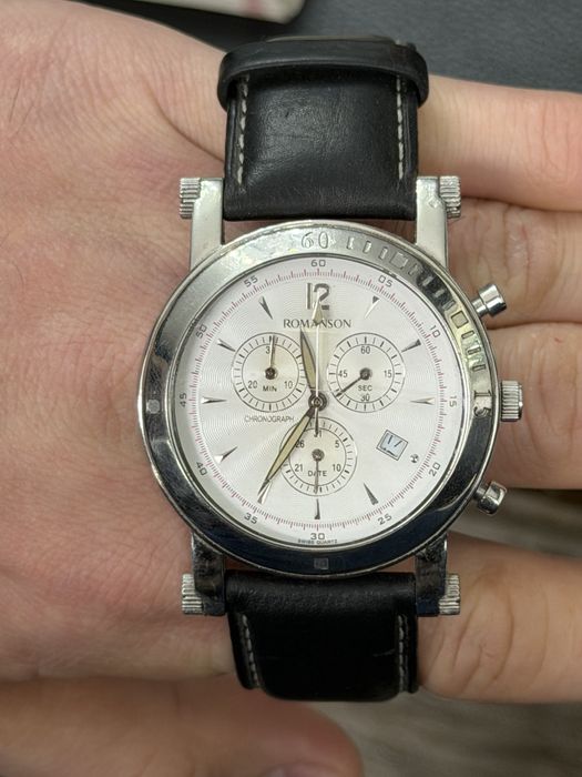 Продам оригинальные мужские часы Romanson TL6503HM-D (хронограф)