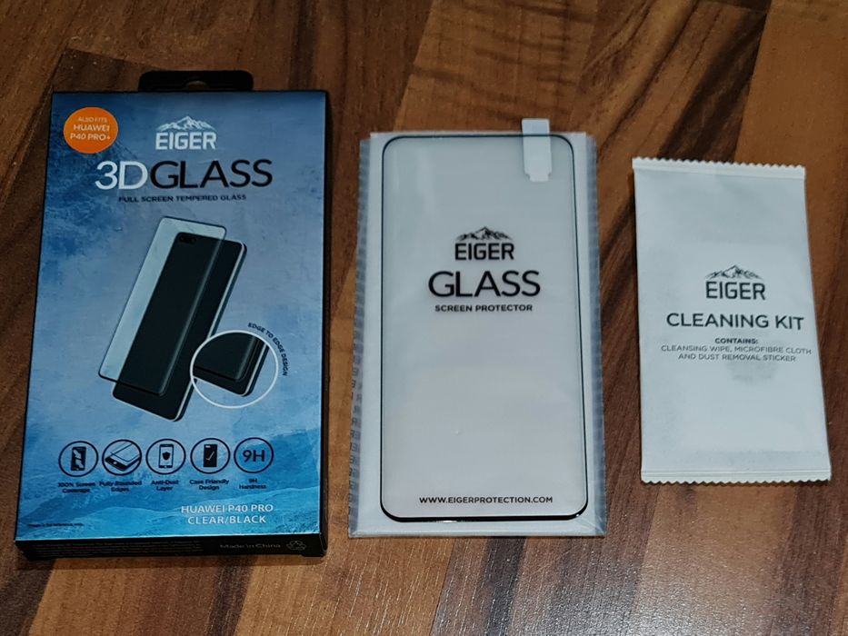 Folie sticla full cover originala Eiger Huawei P40 Pro P40 Pro+ Plus