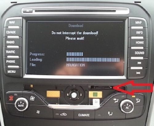 Card Original Harti navigatie Ford MCA RO+Eur E Focus Kuga Mondeo 2022