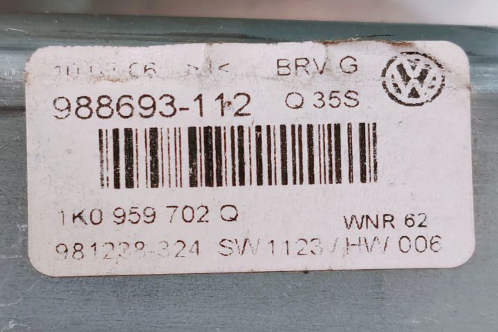 Motoras Macara  Dreapta Fata  1K0959792M / 1K0959702Q Volkswagen VW G