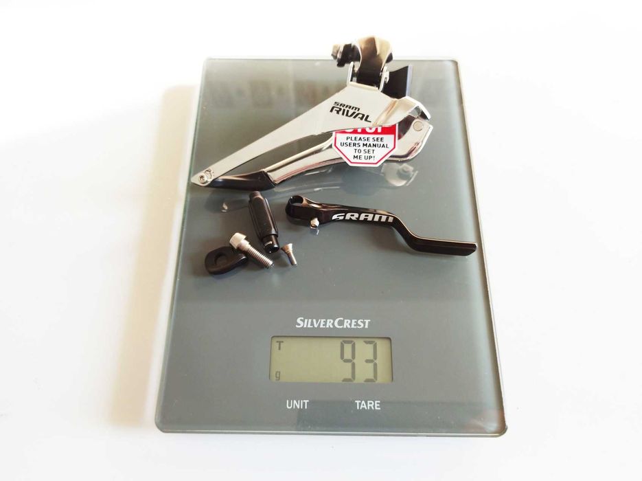 Schimbator foi SRAM Rival 22 YAW cu Chain Spotter 2x11v. Braze-on, nou