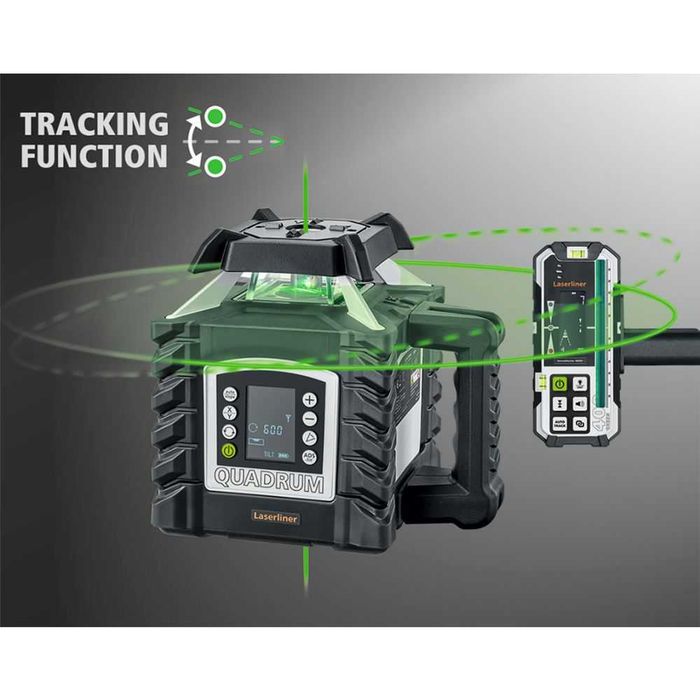 Ротационен лазер Quadrum DigiPlus GT M400 S със зелен лъч