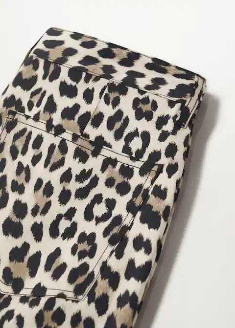 Pantalon drept din bumbac