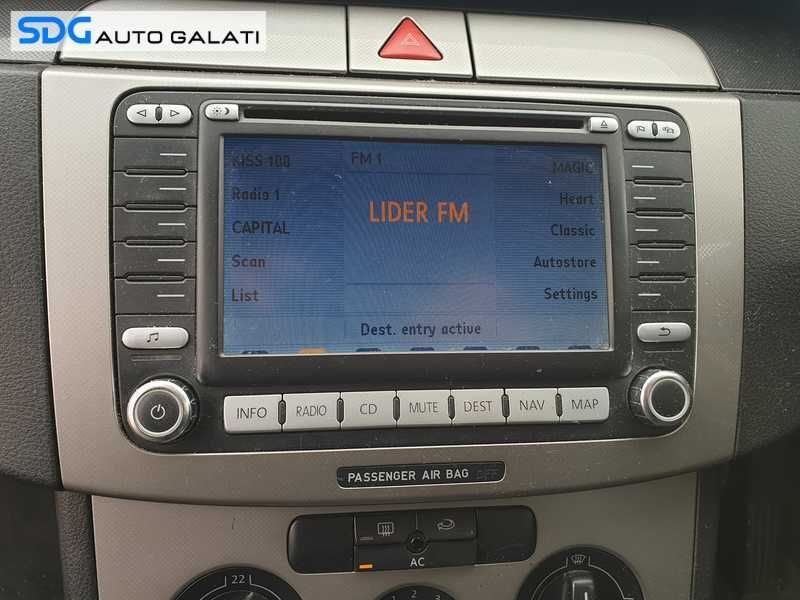 Radio CD DVD Player Navigatie GPS VW Touran 2003 - 2010 sdgnvvw1