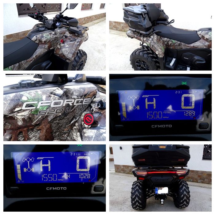 ATV CF MOTO 520 L‼️X5 EURO 5‼️1200KM ‼️Inmatriculat