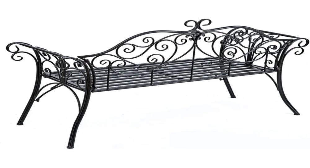 Градинска метална пейка с безплатна доставка