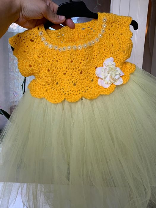 Rochie 2-5 ani croșetată