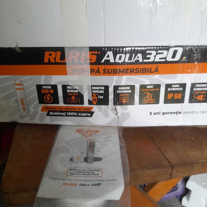 POMPA SUBMERSIBILA RURIS AQUA320 APA CURATA