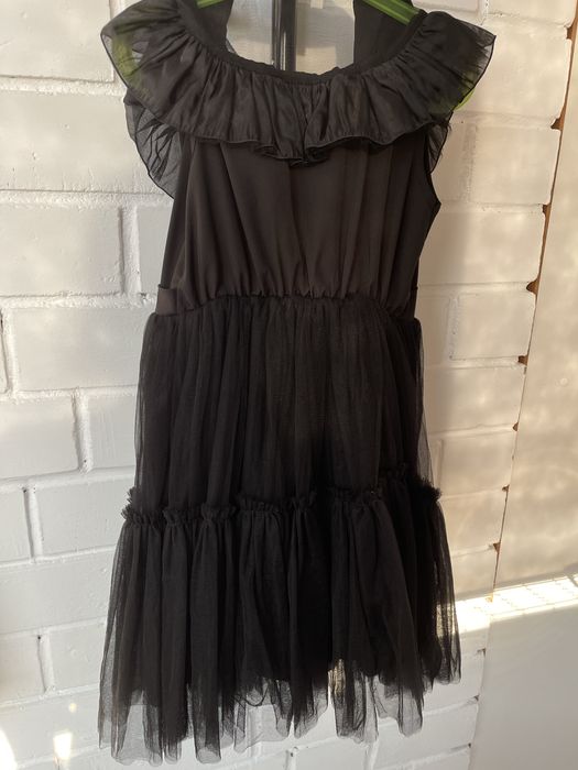 Платье Венсдей черное