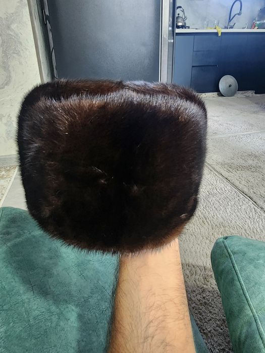 Натуральная норковая шапка.Новая..