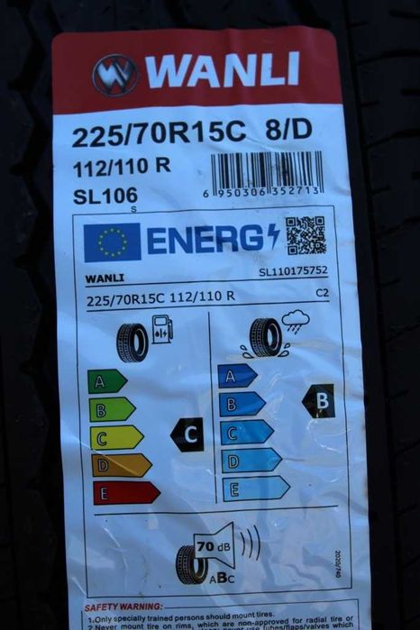 Anvelope vara noi 225/70R15C 112/110R, 8PR, Wanli, DOT 2025
