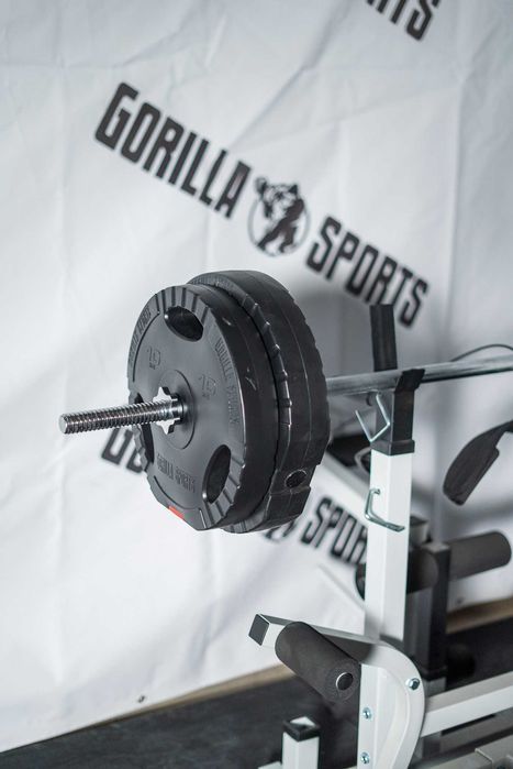 Banca Multifunctionala + Set De Greutati 120 Kg 30/31mm Cu Prindere