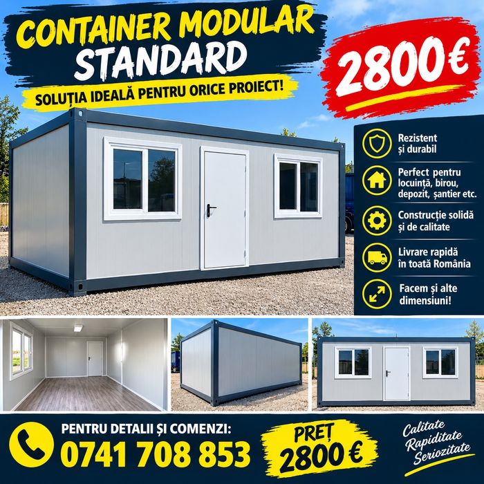 Vand containere standarde tip birou etc