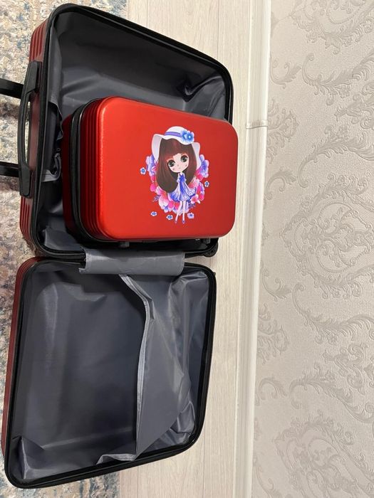 Чемодан QAZAQSUMKA, 38л карасный