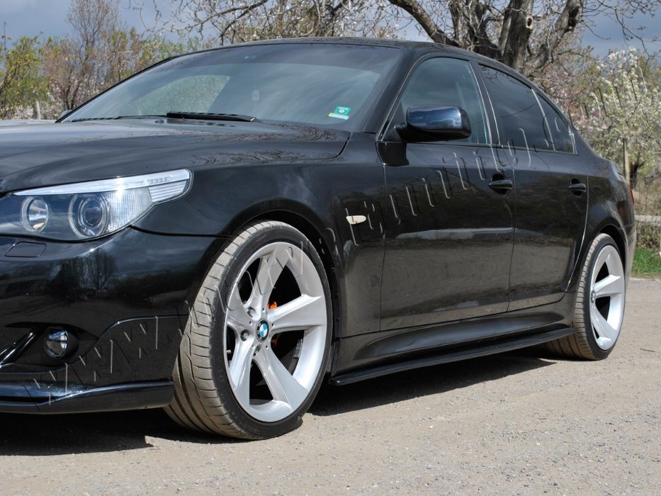 Tунинг добавки за М-техник ( M-Tech ) прагове и задна броня за BMW E60
