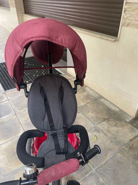 Детска триколка червно/бордо