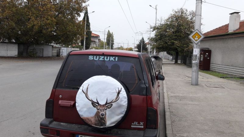 Калъф Покривало За Външна Резервна Гума С Картина