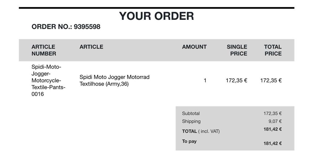 Панталон за мотор SPIDI Moto Jogger 36