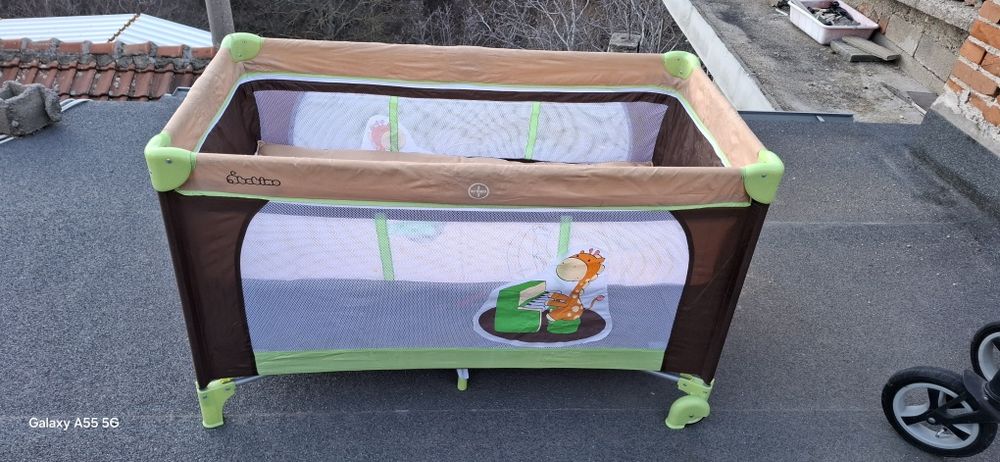 Згъваема  детска кошара