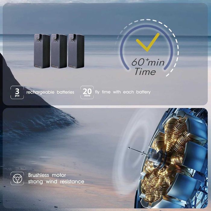 Дрон WiFi 4K HD камера CHUBORY F89