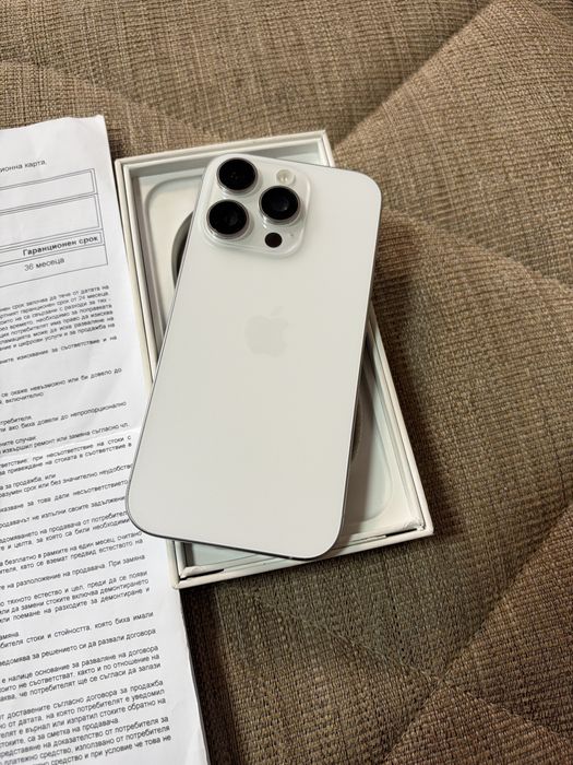 iPhone 16 Pro White Titanium 256GB