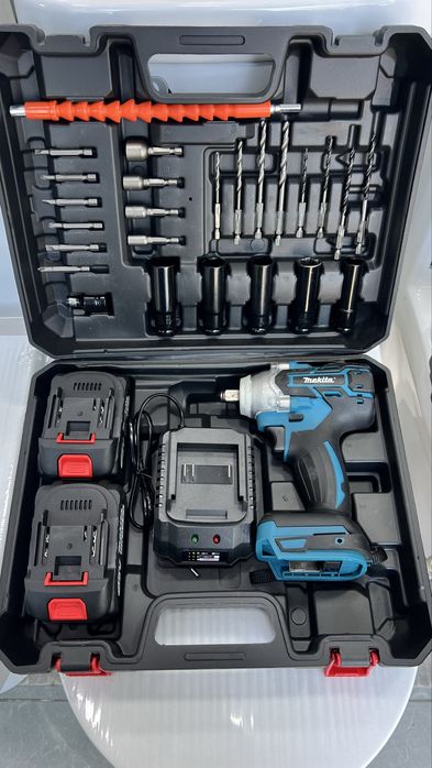Makita гайковерт kuchli 21V yangi komplekt