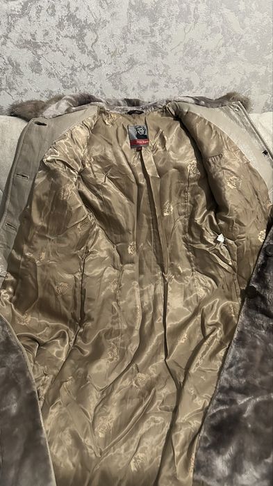 Мутоновая шуба размер М