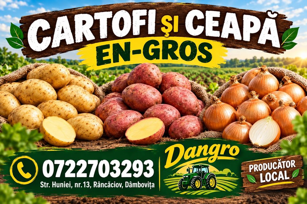 Cartofi roșii consum