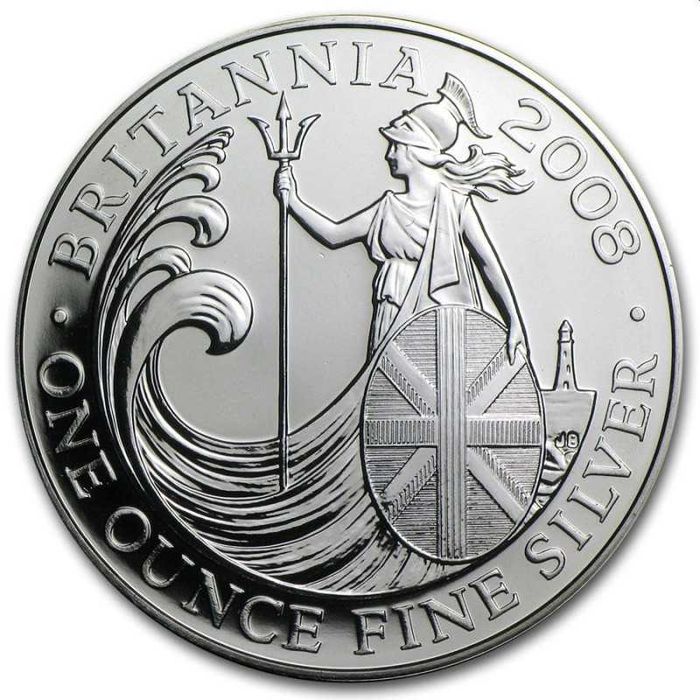 СРЕБРО 1 OZ 999 Британия, Канада, Китай